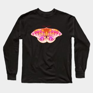 Bleeding Heart Moth Long Sleeve T-Shirt